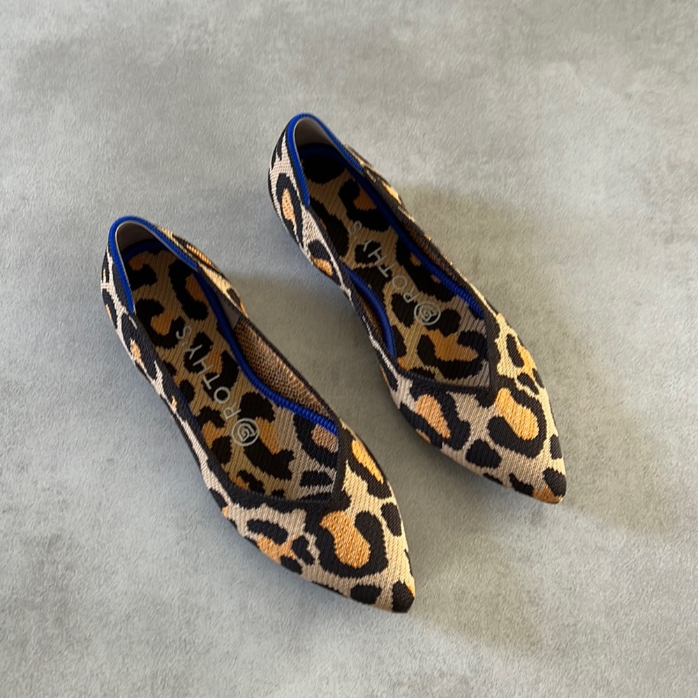 Never worn Rothy’s leopard flats